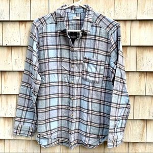 NWT Hollister 100% cotton flannel shirt, size M